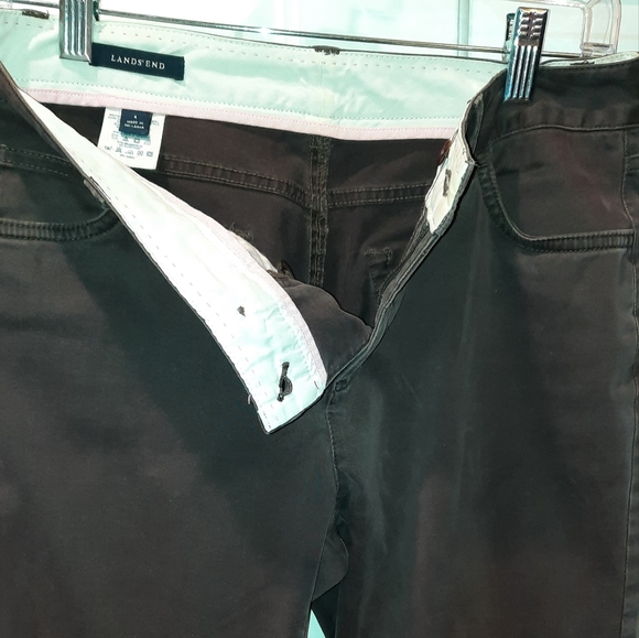 Lands End Womans Brown Pants size 4 - Picture 4 of 4